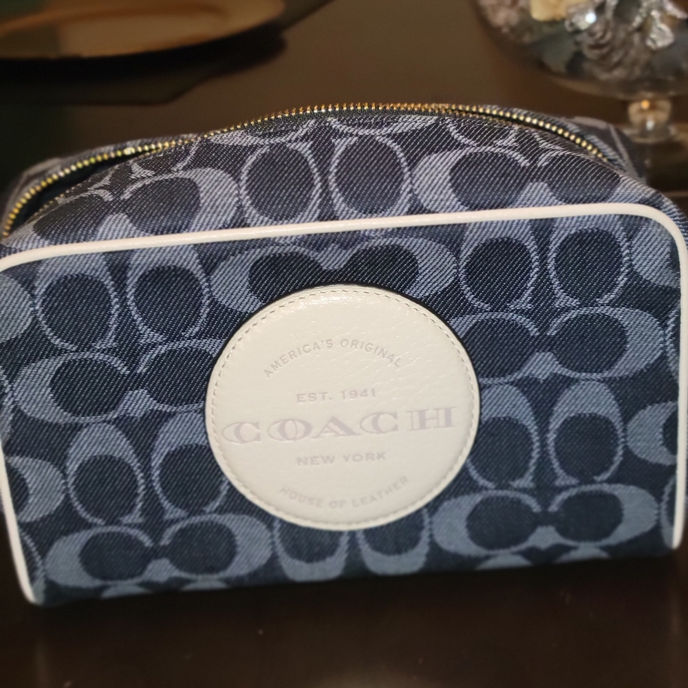 Coach Unisex Navy Denim Bag
